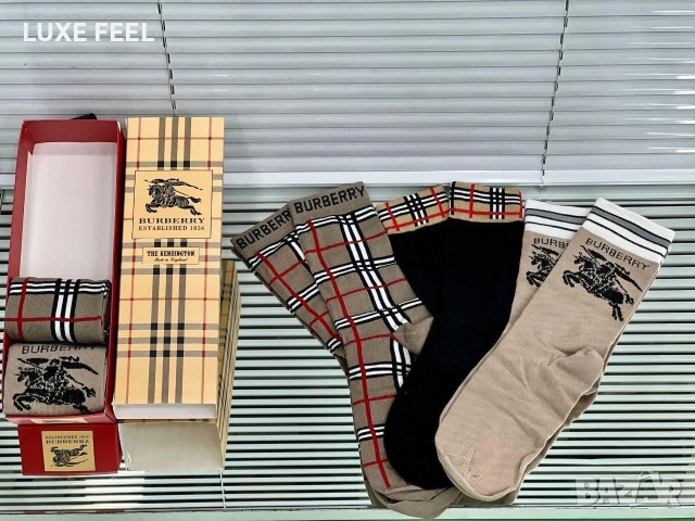 Мъжки Чорапи -6бр Кутия ⚜️ Nike Jordan Burberry , снимка 6 - Мъжки чорапи - 52969692