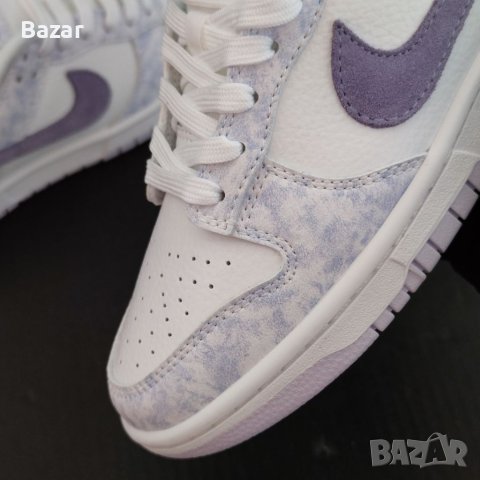 Nike Dunk Purple Aura Lavender White Нови Оригинални Дамски Обувки Маратонки Размер 37 37.5 Номер , снимка 15 - Маратонки - 41087949