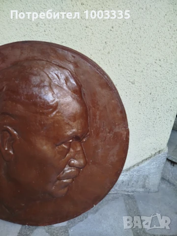 Огромен гипсов берелеф на Георги Димитров , снимка 7 - Антикварни и старинни предмети - 51118396