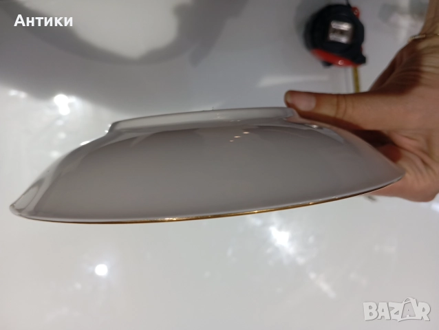 Порцеланова стара чиния , снимка 8 - Чинии - 52642581