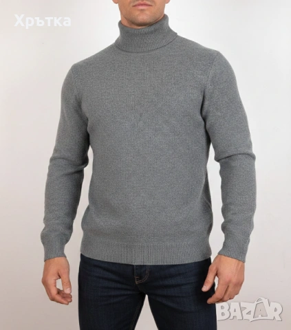 Hackett London - Oригинален мъжки поло пуловер размер L