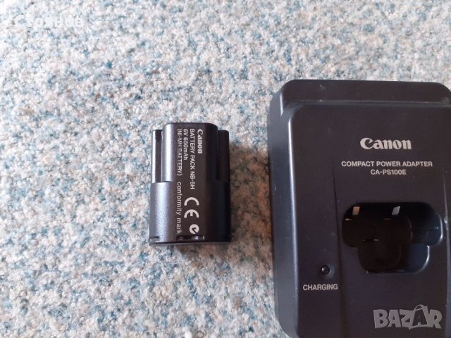 Зарядно устройство Canon CA-PS100E, снимка 5 - Батерии, зарядни - 41041536