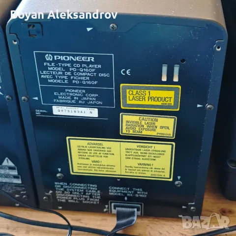Ретро микро аудио система Pioneer X-QT3 с 25-дисков CD changer и реверсивна касета, снимка 10 - Аудиосистеми - 55753291
