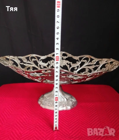 Винтидж фруктиера на столче , снимка 6 - Антикварни и старинни предмети - 51196754