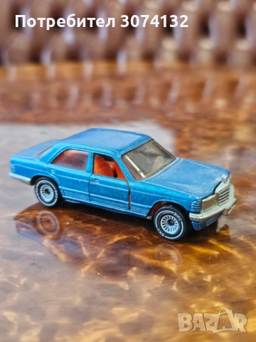 Метална колекционерска количка Mercedes Benz 500 SE, снимка 6 - Колекции - 52447706