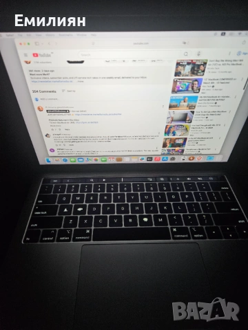 Macbook Pro 13 2018  QuadCore  512GB, 4 TB ports, Mac Os и Windows 111, снимка 15 - Лаптопи за дома - 53594840