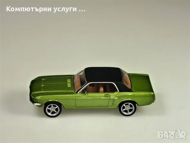 FORD MUSTANG COUPE 1968 - мащаб 1:43 на Norev моделът е нов в кутия, снимка 8 - Колекции - 55749868