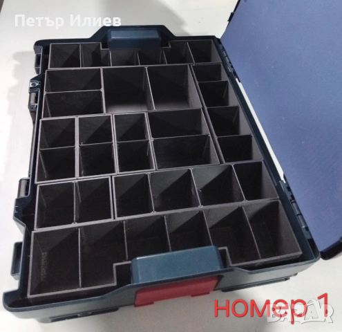 L-BOXX 3бр. циркуляр, ролетка и количка на BOSCH, снимка 4 - Куфари с инструменти - 53419793