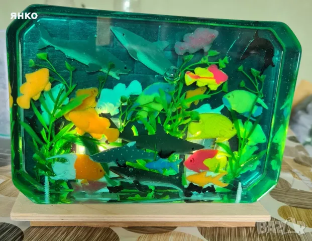 нощни лампи с лед светлина от епоксидна смола, снимка 9 - Други - 49226848