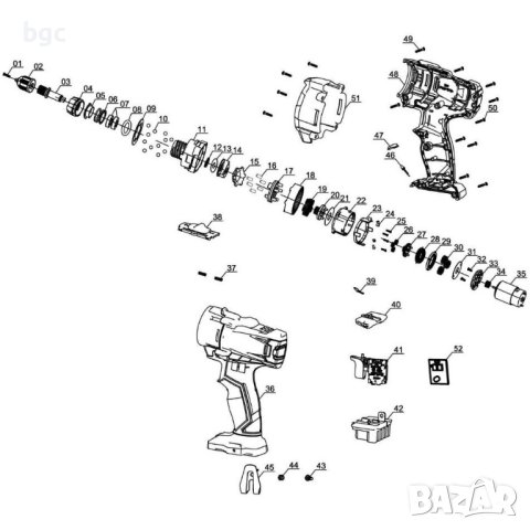 Нова Акумулаторна бормашина Einhell TE-CD 18/2 Li-KIT, 18 V, PXC технология, 2 скорости, 1250 RPM, 4, снимка 9 - Бормашини - 44374886