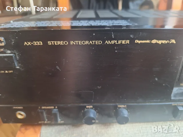Усилвател JVC AX-333BK , снимка 3 - Ресийвъри, усилватели, смесителни пултове - 55891032