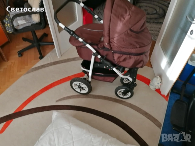 Бебешка детска количка Bellami, снимка 5 - Детски колички - 51659083