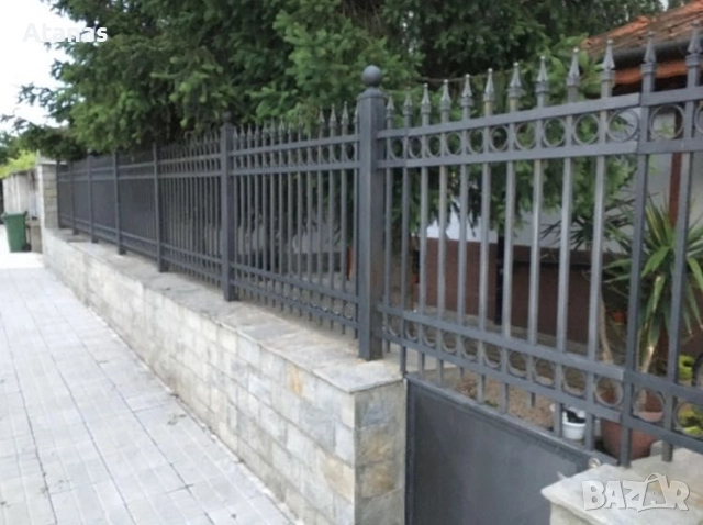 Метална масивна ограда от метални профили и орнаменти, снимка 4 - Железария - 52181007