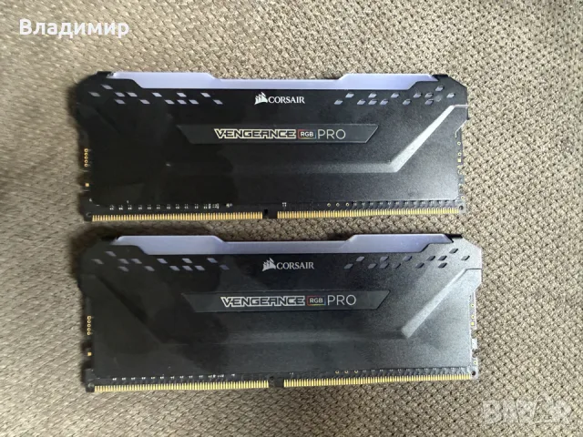 Corsair 2x8гб 2933mhz ddr4, снимка 2 - RAM памет - 56078859