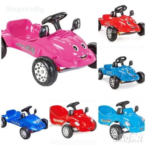 Кола Happy Herby С педали Чудесен Подарък Играчка, снимка 1