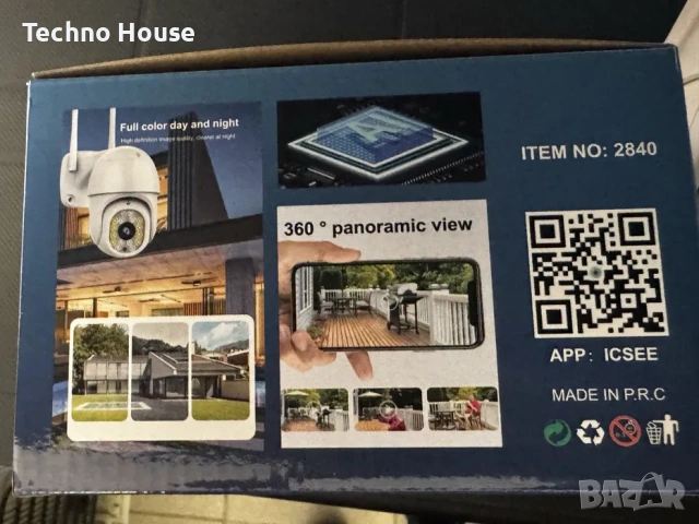 Куполна IP безжична WIFI камера за видеонаблюдение, снимка 3 - IP камери - 53159913