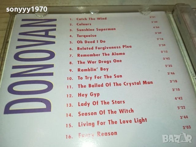 DONOVAN CD 1910231621, снимка 13 - CD дискове - 42639738