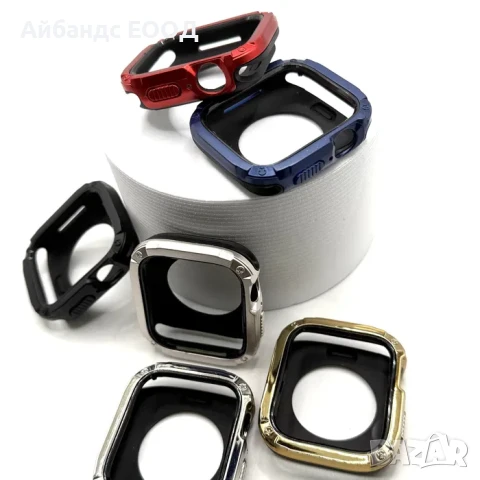 Калъф с металически корпус за Apple Watch ULTRA/SE/10/9/8/7, снимка 4 - Други - 49423988