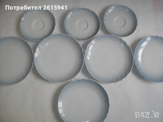 Seltmann Weden Bavaria Porcelan W.Cermany Dxx-ф145-ф195мм-8 бр.Чинии Антикварни, снимка 7 - Чинии - 39874614