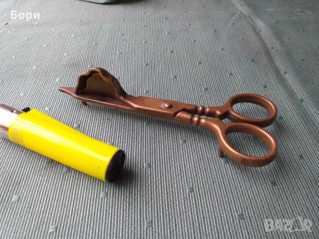 Бронзова ножица за гасене на свещи E.M MORA 1900г