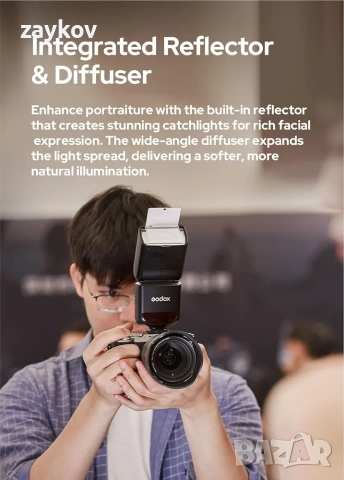 Универсална светкавица Godox TT520 III Speedlite, снимка 3 - Светкавици, студийно осветление - 53099457