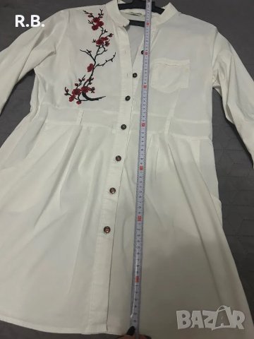Бяла риза, туника, М размер, снимка 8 - Ризи - 47740112