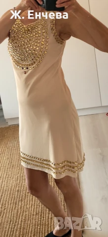 рокля с камъни, снимка 4 - Рокли - 50515492
