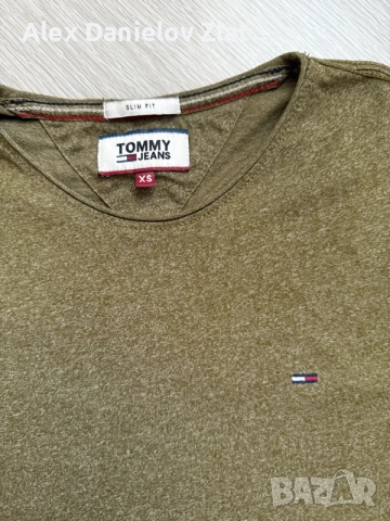 Мъжка тениска Tommy Jeans Essential (XS Slim Fit), снимка 2 - Тениски - 55849393