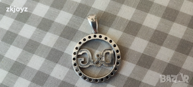 НОВА СРЕБЪРНА ВИСУЛКА D&G 6.88 грама /ПРОБА 925, снимка 2 - Колиета, медальони, синджири - 48590450