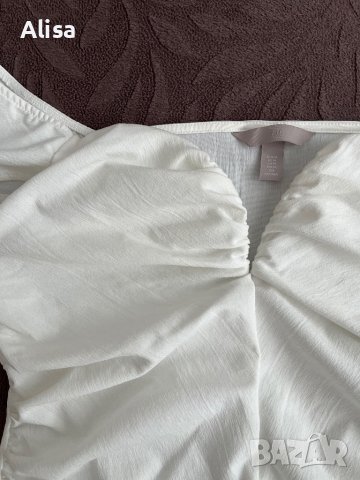 Чисто нова блуза с деколте, снимка 7 - Корсети, бюстиета, топове - 42100097