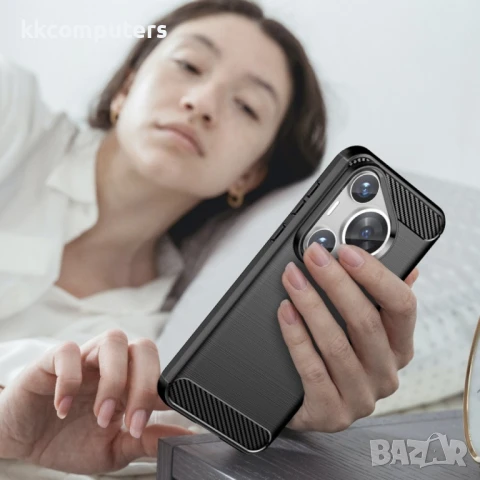 Huawei Pura 70 Pro / Pura 70 Pro+ Удароустойчив Carbon Fiber Калъф и Протектор, снимка 8 - Калъфи, кейсове - 51404441