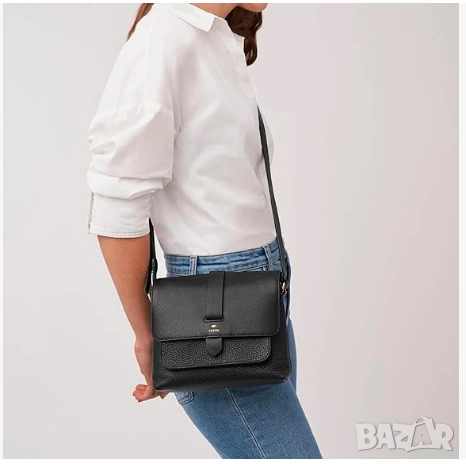 Fossil  Kinley дамска малка луксозна кожена чанта , снимка 3 - Чанти - 53406476