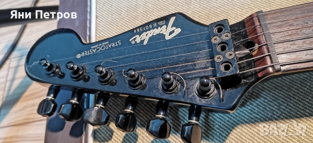  Fender Japan Stratocaster Grey HSS 1986 електрическа китара , снимка 7 - Китари - 53781113