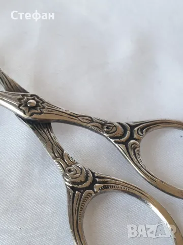 Посребрена щипка, снимка 3 - Антикварни и старинни предмети - 50102411