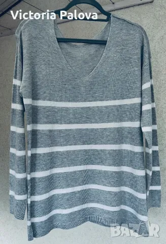 Блуза райе кежуал