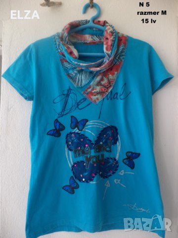 Блузи DESIGUAL различни размери, снимка 6 - Тениски - 41539849