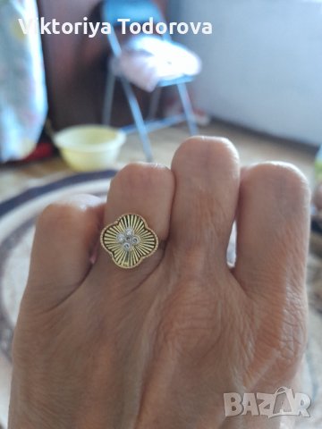 Нов златен пръстен 14К злато -СПЕШНО