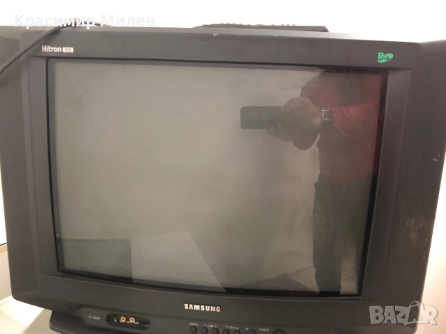 21"/55см телевизор с плоско-правоъг.кинескоп,Samsung/CK-566BT, снимка 2 - Телевизори - 52881990