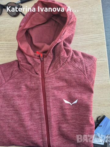 Salewa – Дамски топъл алпийски полар (вълнен микс) M / 38, снимка 2 - Зимни спортове - 53093008