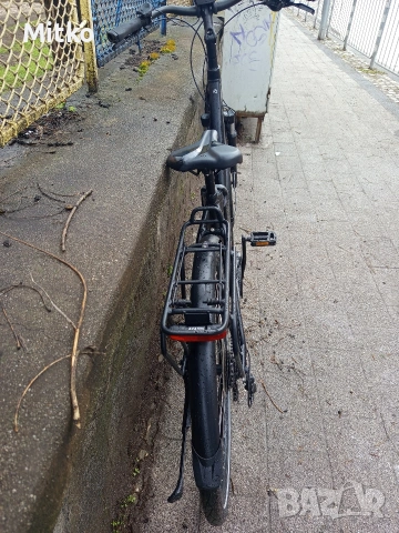 28 цола електрически алуминиев велосипед с 21 скорости усилени капли амортисьори предни като нов , снимка 5 - Велосипеди - 53373053
