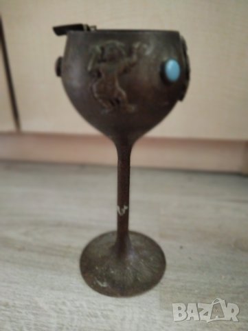 стар месингов пепелник, снимка 2 - Други ценни предмети - 41084341