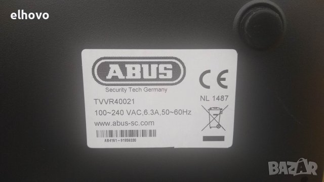 Цифров рекордер abus tvvr40021, снимка 10 - Друга електроника - 41263930
