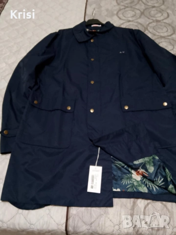 Дамско яке тип парка с цветна подплата, снимка 5 - Якета - 53790904