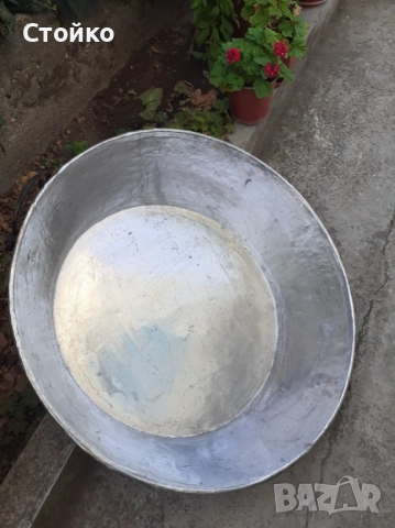 Голяма медна тава за лютеница и др., снимка 1