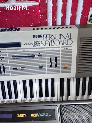 два синтезатора GEM и KORG , снимка 12 - Синтезатори - 52719125