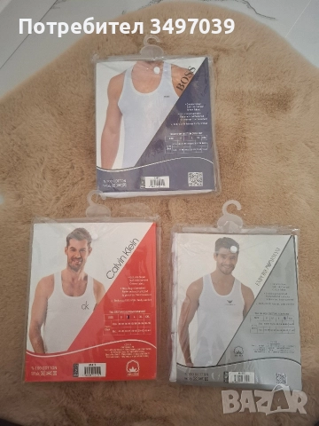 мъжки потници 100%памук, снимка 8 - Тениски - 52770112
