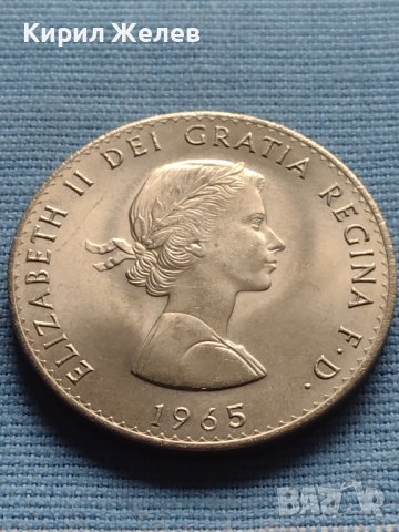 Монета 1965г. Кралица Елизабет втора , ЧЪРЧИЛ за КОЛЕКЦИЯ 36588, снимка 2 - Нумизматика и бонистика - 42711327