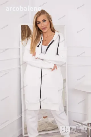 Дамски изолиран комплект от две части с дълъг суичър, 12цвята , снимка 14 - Комплекти - 47809419