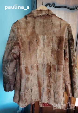 Винтидж / Ретро палто от естествена кожа с косъм , снимка 10 - Палта, манта - 44411871
