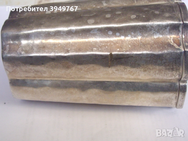 Сребърна чаша., снимка 3 - Антикварни и старинни предмети - 52943450